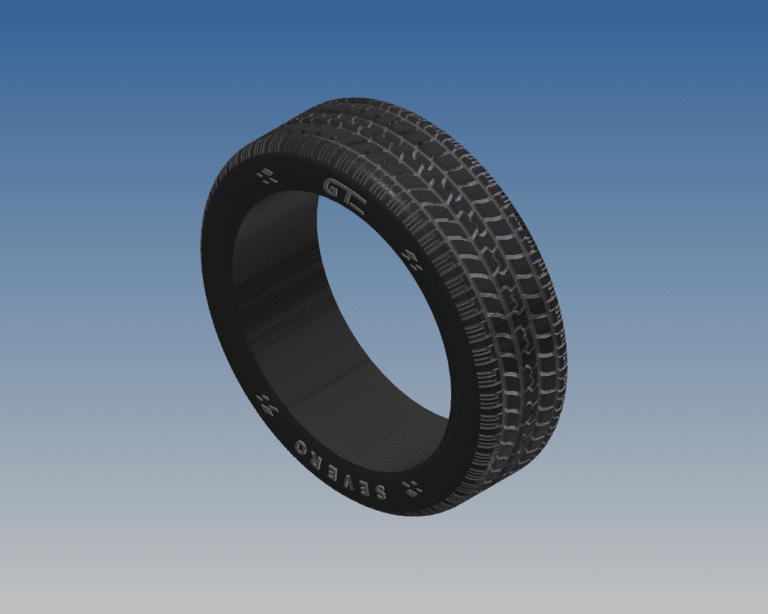 jasa desain 3d model roda gr radial