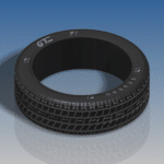 jasa desain 3d model roda gr radial